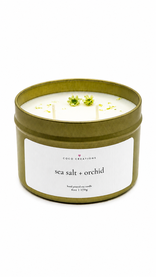 Sea salt + orchid