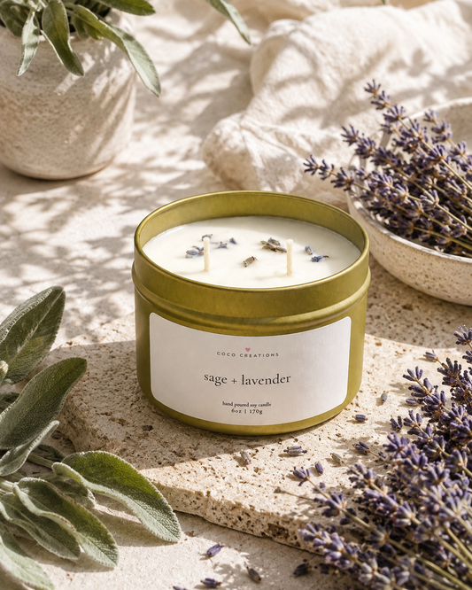 Sage + lavender