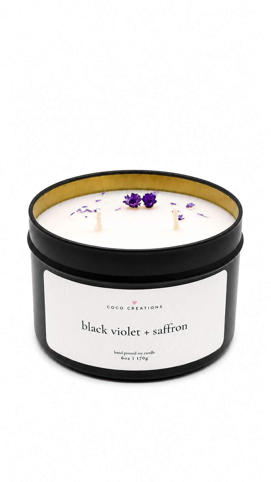 Black violet + saffron