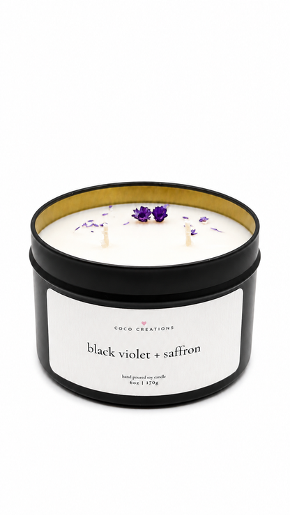 Black violet + saffron
