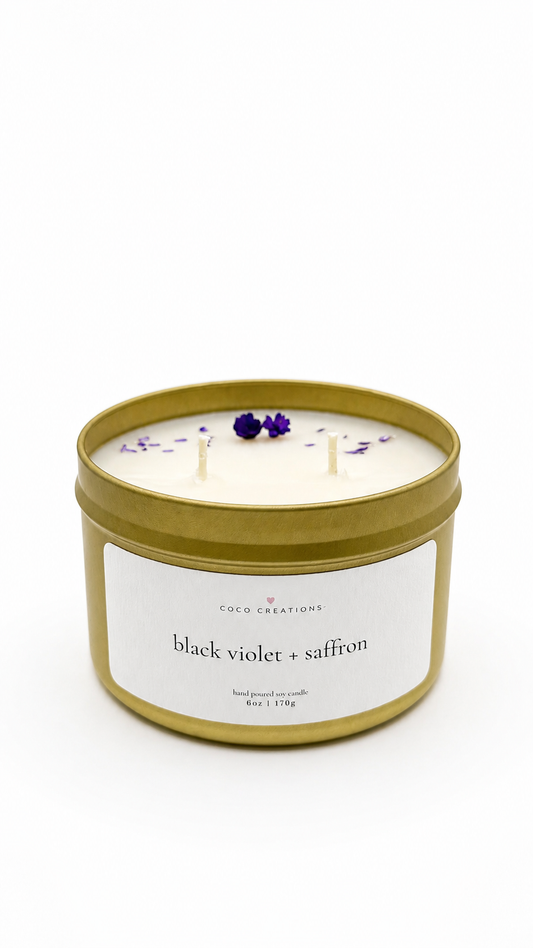 Black violet + saffron