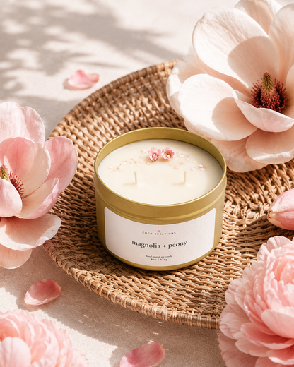 Magnolia + peony