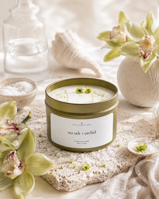 Sea salt + orchid