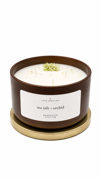 Sea salt + orchid
